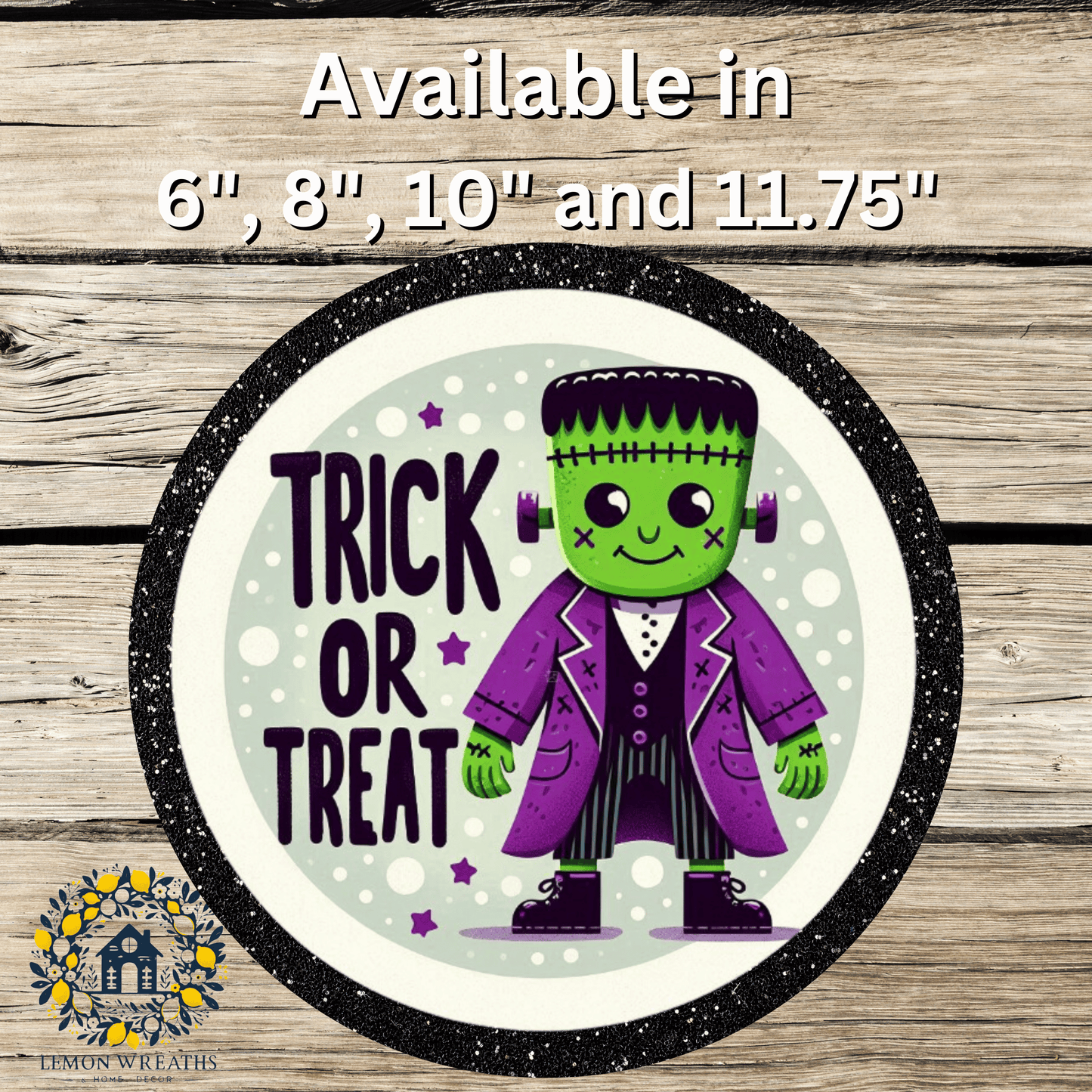 Mini Monster's Trick or Treat Metal Sign