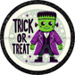 Mini Monster's Trick or Treat Metal Sign