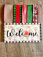 Welcome Watermelon Sign/Ribbon Wreath KIT