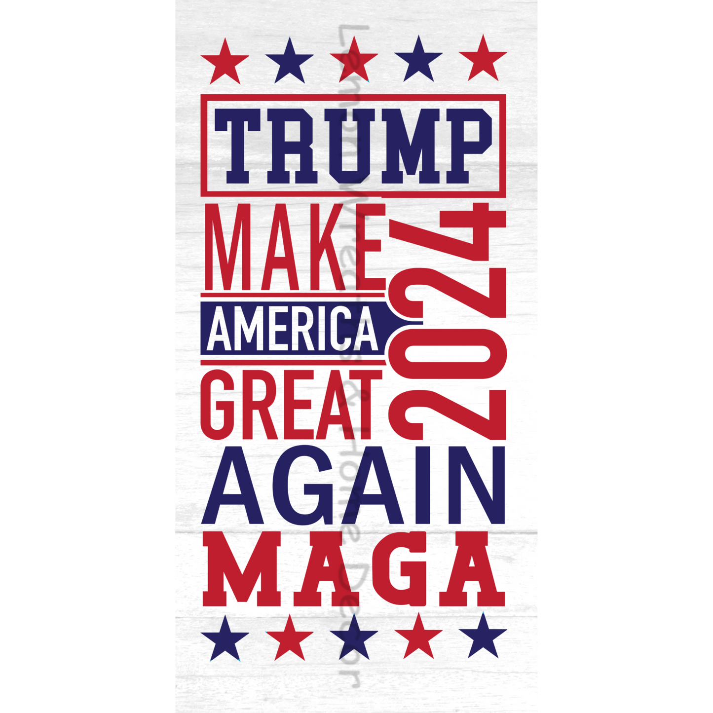 Trump Make America Great Again 6x12 Metal Sign