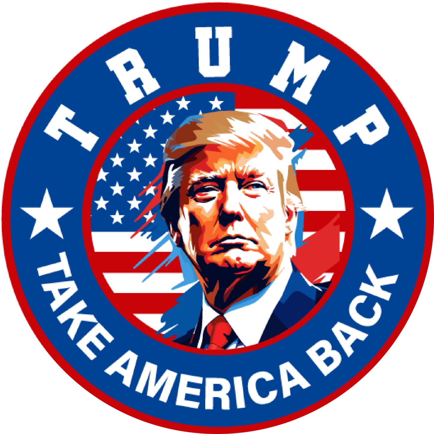 Trump Take America Back Metal Sign