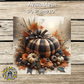 Twilight Autumn Elegance Metal Sign