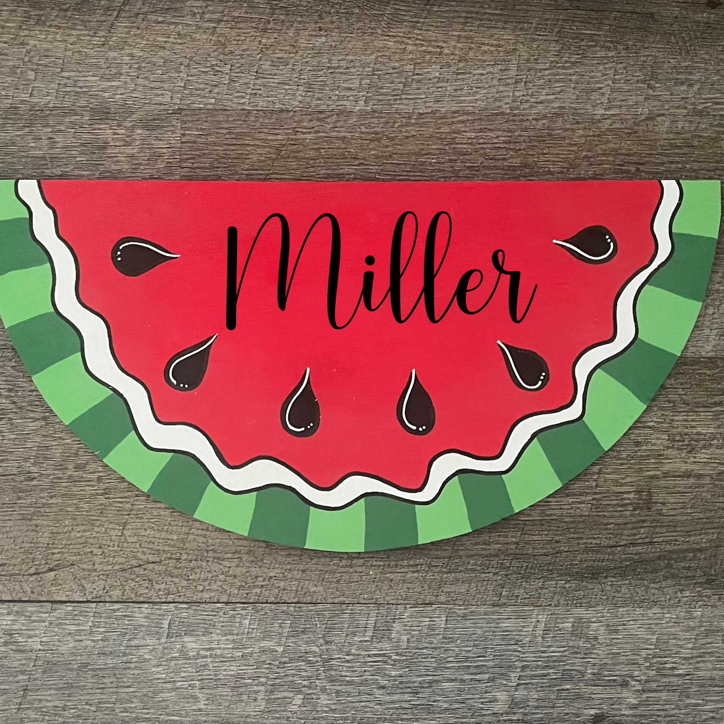 Watermelon Slice Wood Attachment / Door Hanger