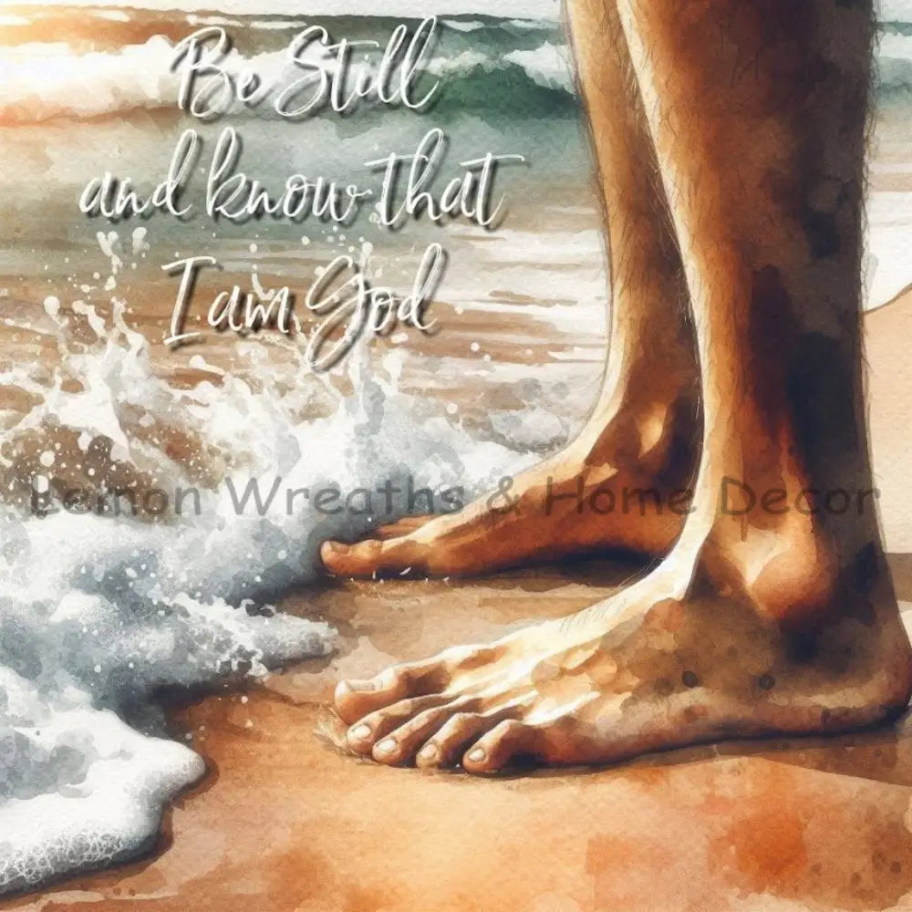 Be Still And Know That I Am God Metal Sign