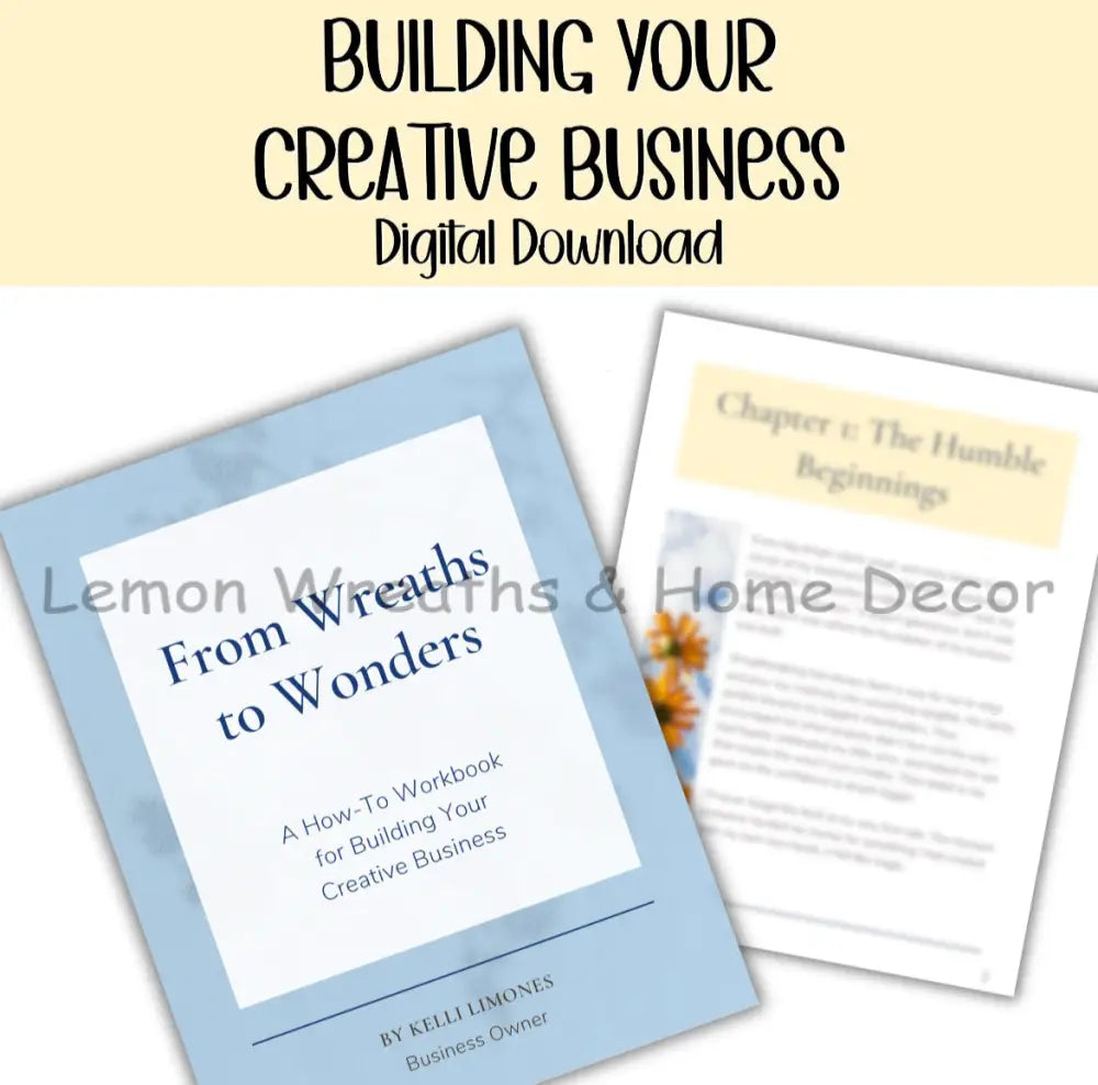 From Wreaths to Wonders E-Book | Digital Download