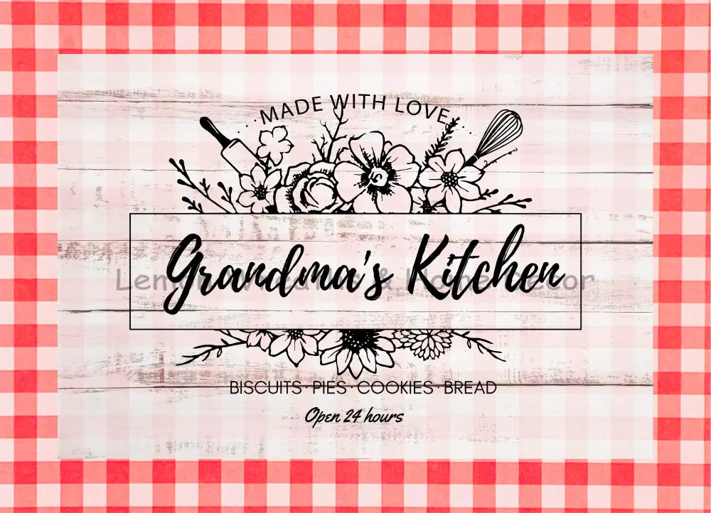 Grandma's Kitchen Metal Sign - Best Deals on Kitchen Metal Sign