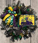 Happy Mardi Gras Truck Wreath