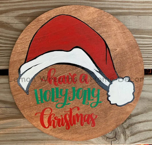 Have A Holly Jolly Christmas Wood Wreath Sign Signs