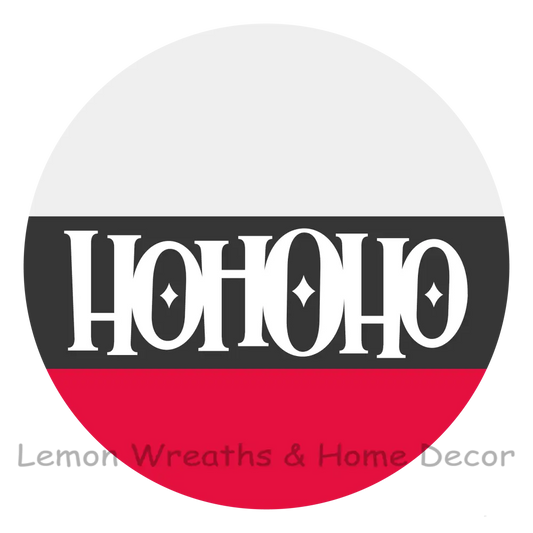 Ho Christmas Metal Sign 8