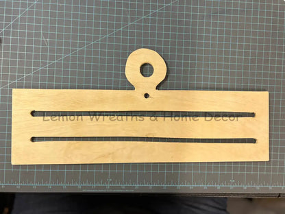 Horizontal Wood Paddle Rail 18”
