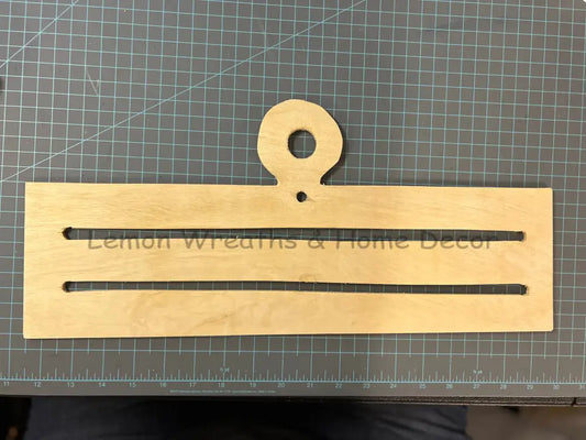 Horizontal Wood Paddle Rail 18”