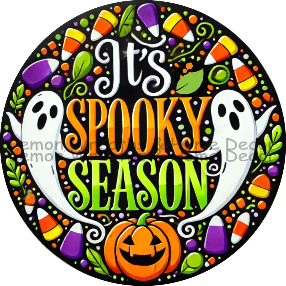 It’s Spooky Season Ghosts Sam’s Match Halloween 2024 Metal Sign