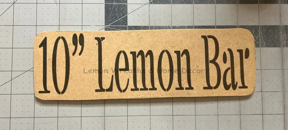 Lemon Bars Ribbon Cutting Boards 10 Bar