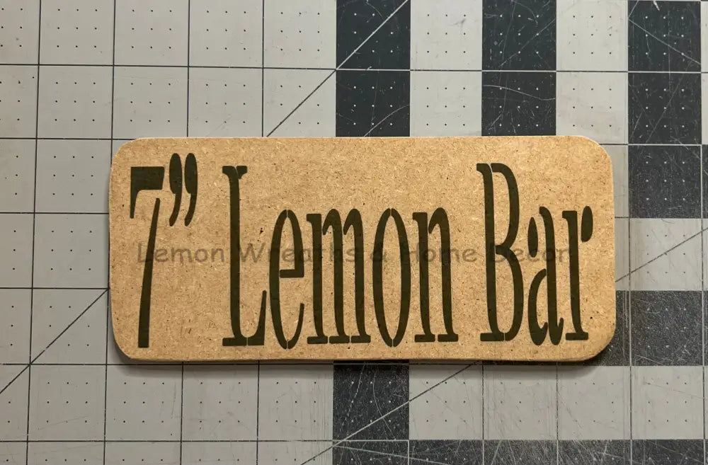 Lemon Bars Ribbon Cutting Boards 7 Bar