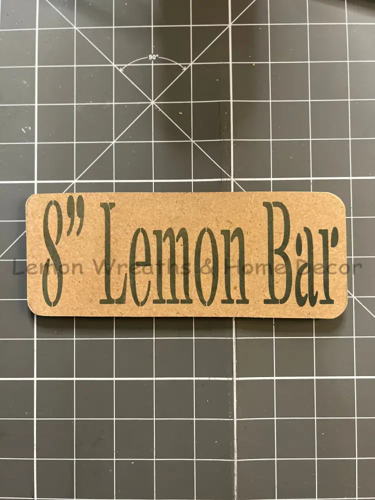 Lemon Bars Ribbon Cutting Boards 8 Bar