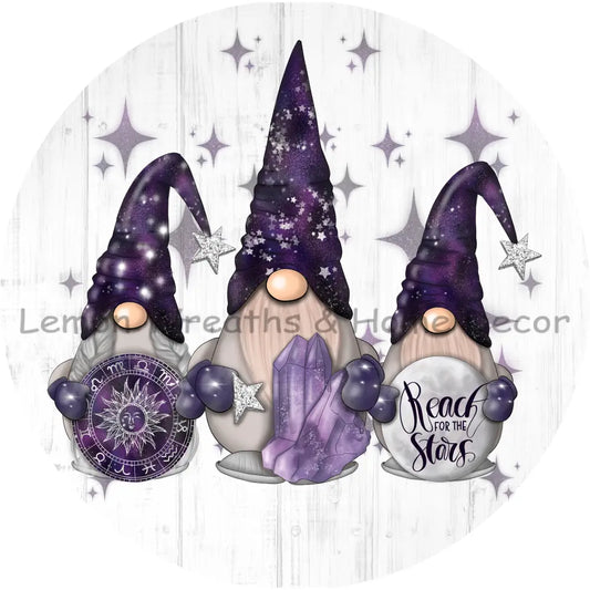 Magical Galaxy Gnomes Metal Sign 8