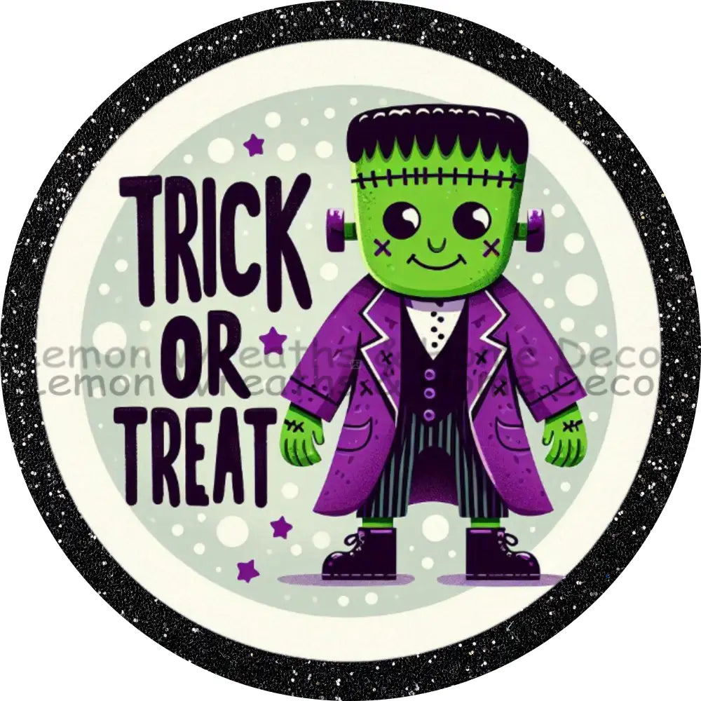 Mini Monster’s Trick Or Treat Metal Sign