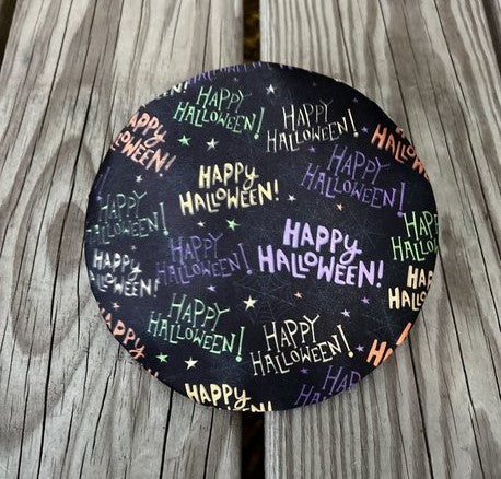 Happy Halloween Confetti Sublimated Fabric Center