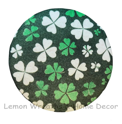 Shamrock Sublimated Fabric Wreath Center